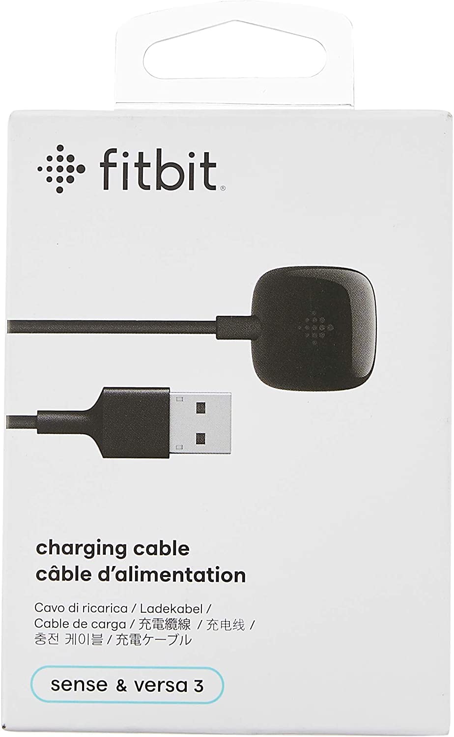 Fitbit official charging cable keeps watches powered on the go.