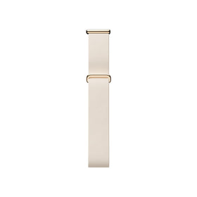 Fitbit porcelain band front view showing clean design and versatile style for everyday wear