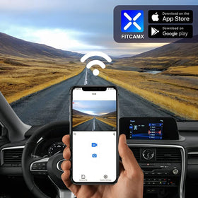 FITCAMX 128GB microSD card included for ample recording storage