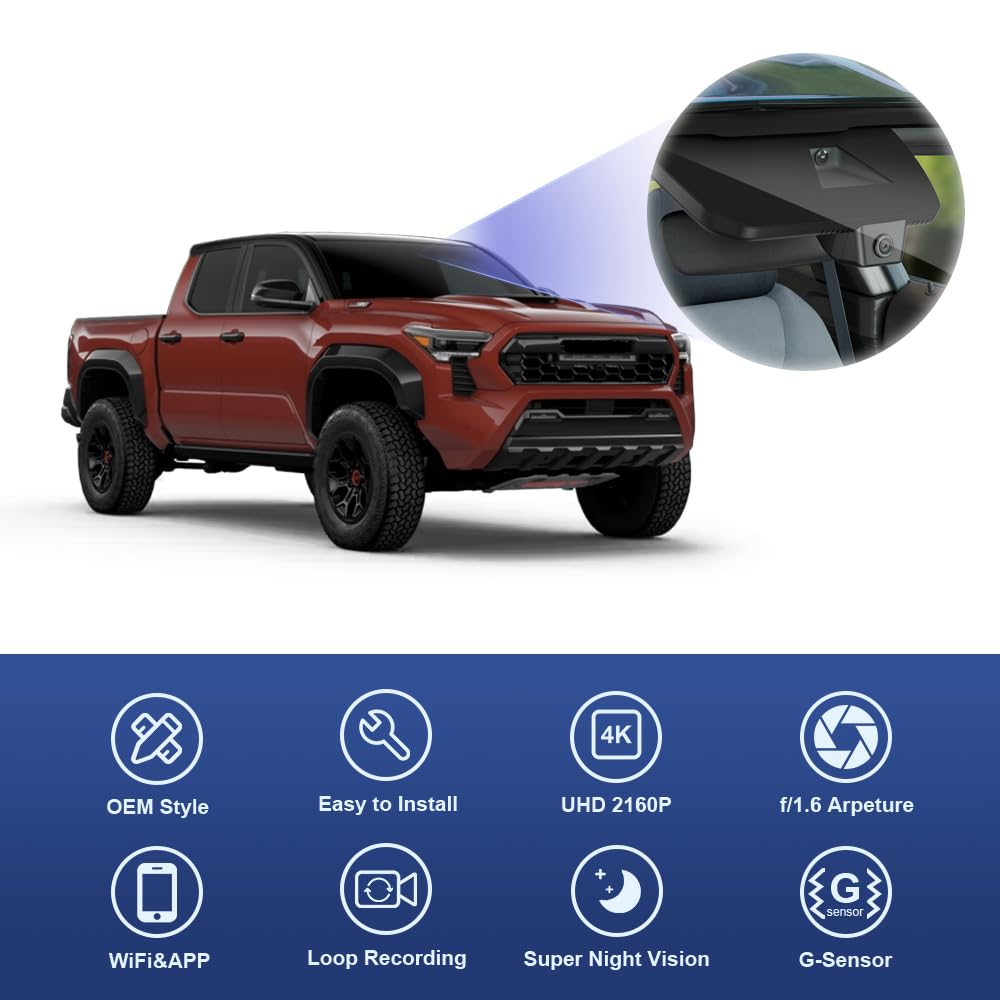 FITCAMX 2160p night vision improves low-light readability of signs.