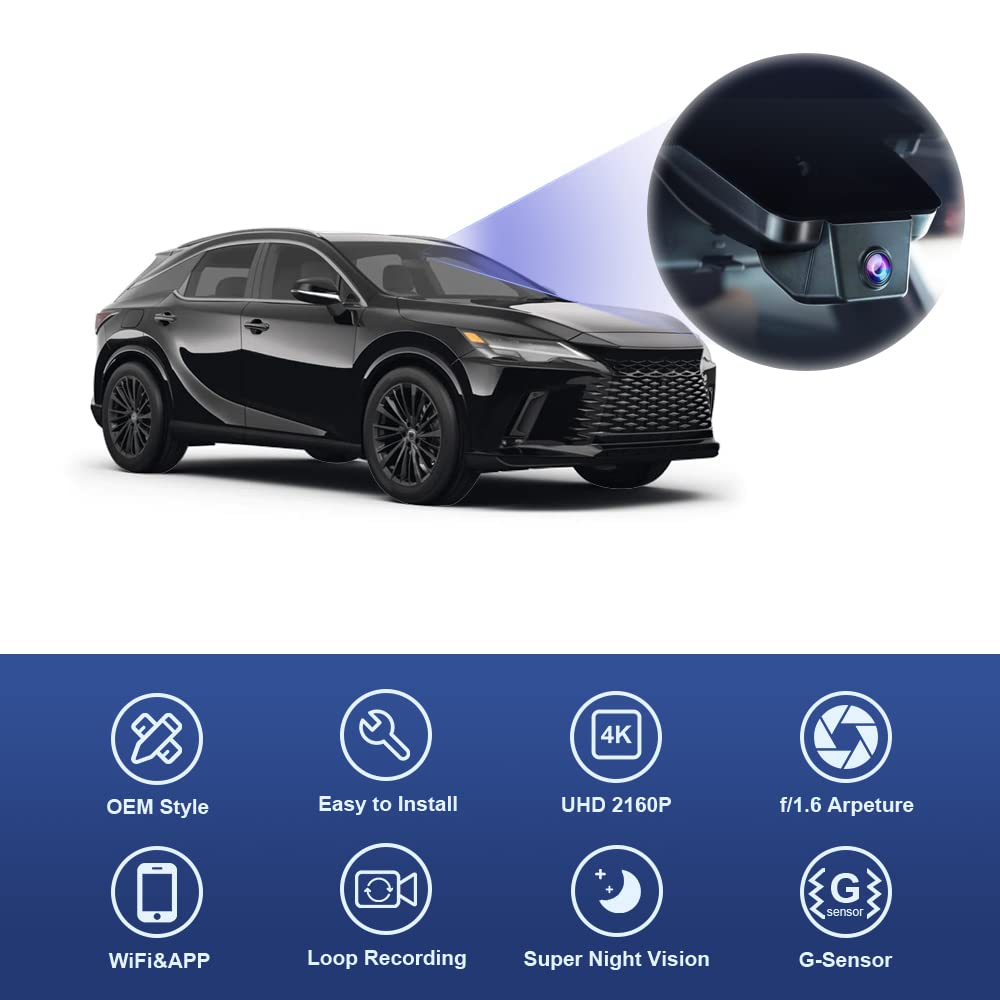 Ultra-clear 2160P UHD footage; captures license plates clearly.