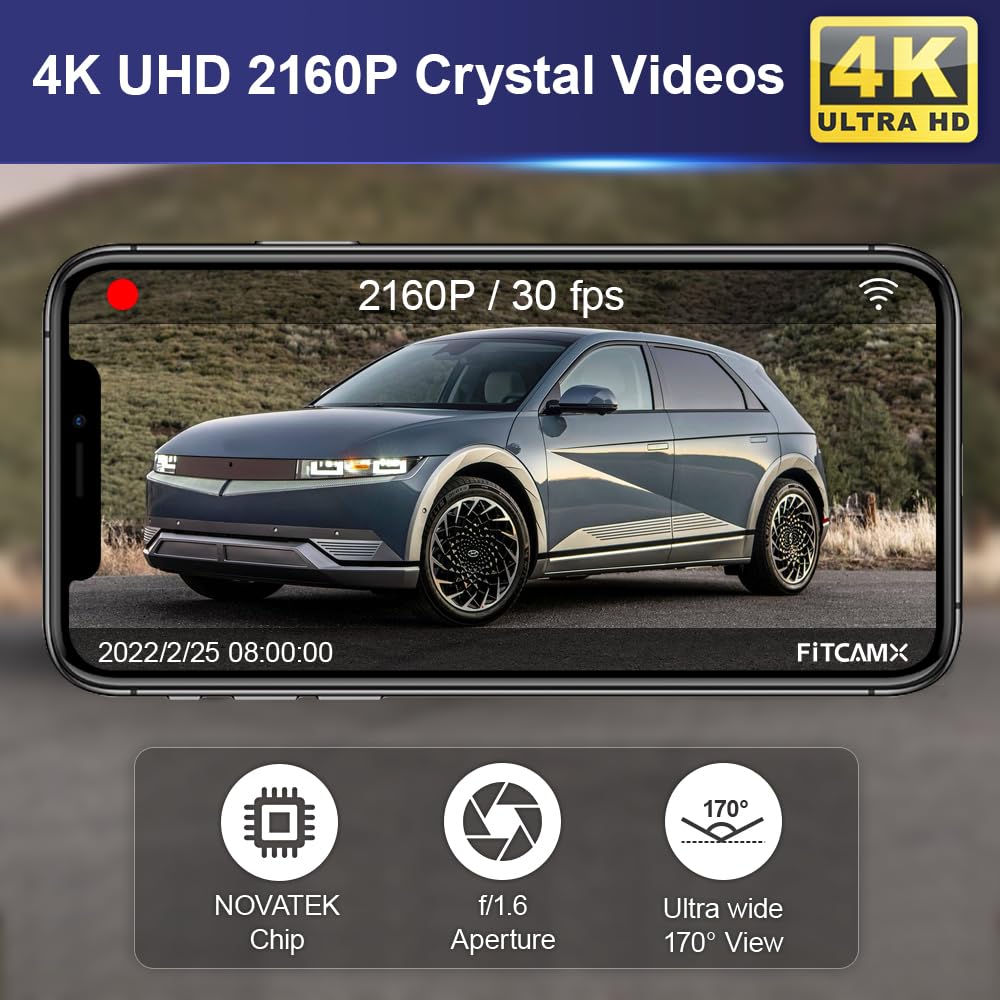 Fitcamx OEM style build blends with IONIQ 5 interior and vent design