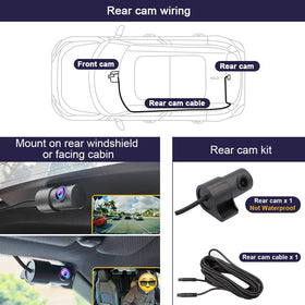 Fitcamx 64GB microSD card included with expandability up to 256GB