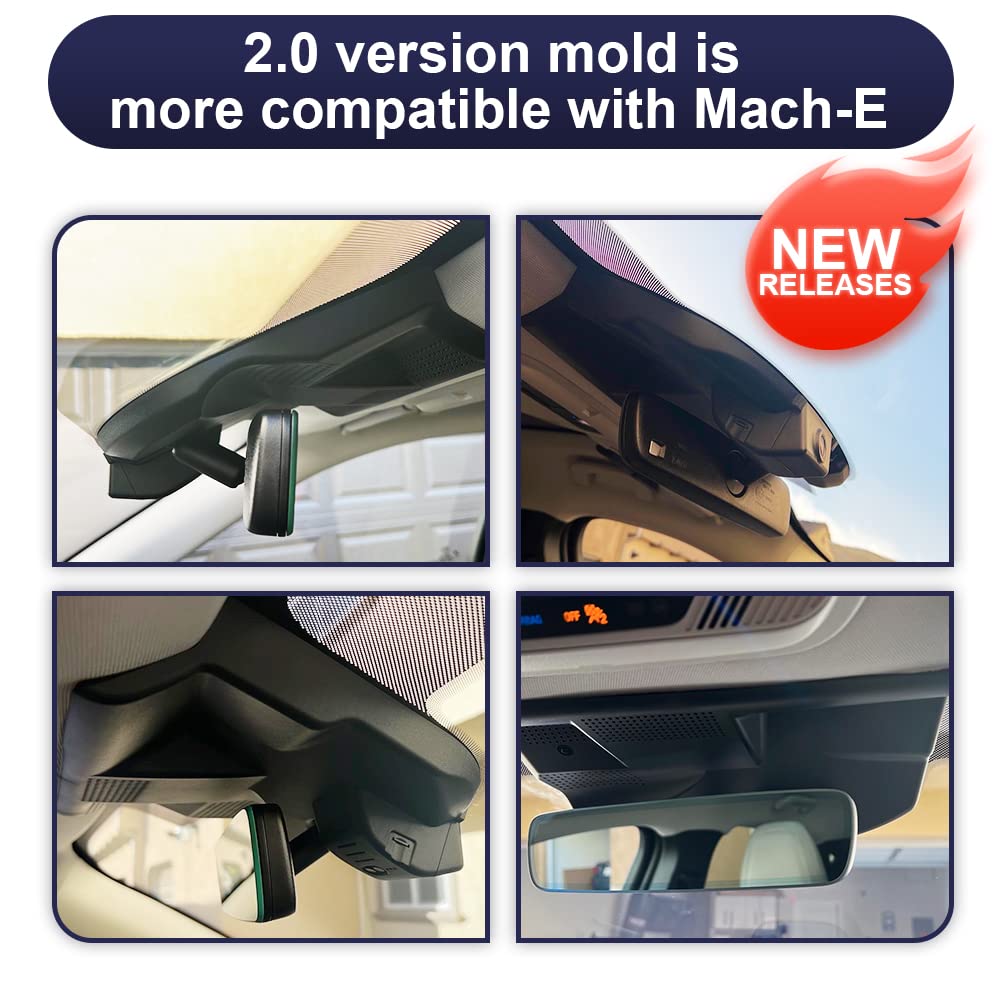 Clear 2160P UHD footage with night vision for Mach-E.