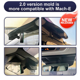 Clear 2160P UHD footage with night vision for Mach-E.