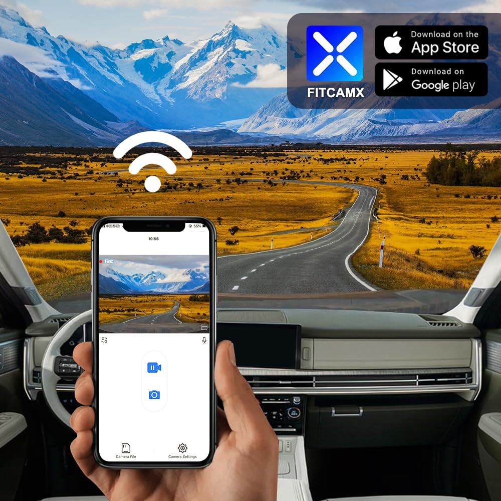 FITCAMX night-time 2160P view delivers clearer night footage.