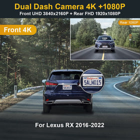 FITCAMX integrates seamlessly into Lexus RX 2016-2022 mirror housing