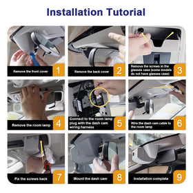 FITCAMX OEM look dash cam blends with Pilot interior.