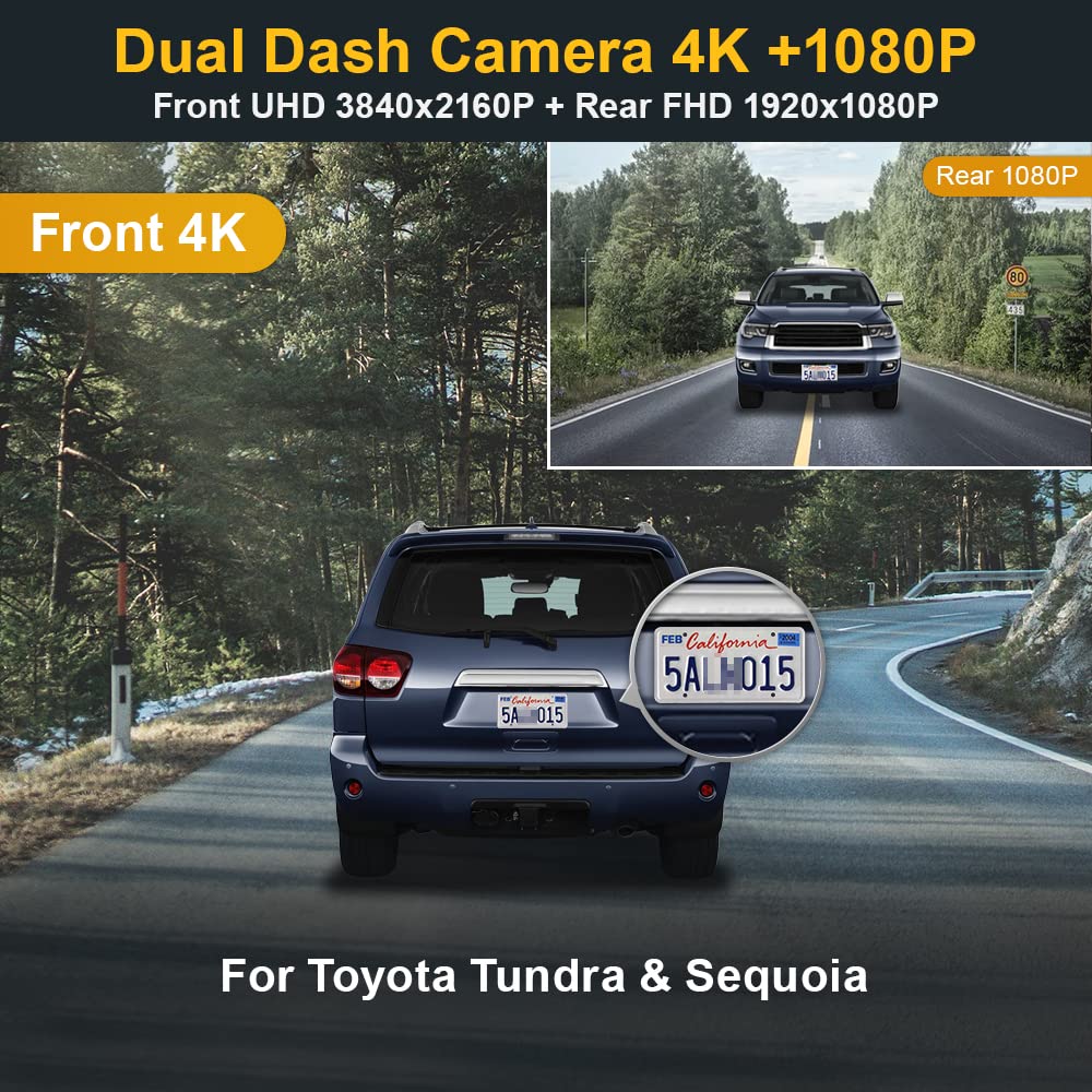 FITCAMX OEM-style dash cam installed discreetly for a factory look