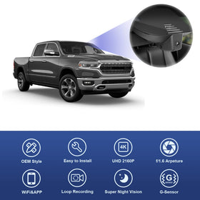 FITCAMX 64GB kit supports continuous loop recording with ample storage.