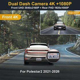 Fitcamx rear 1080p dash cam provides clear rear view and event evidence