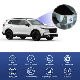 Fitcamx built-in WiFi enables real-time view via the app