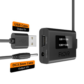 FitDVR 16-pin harness connected in car offering a clean plug-and-play install