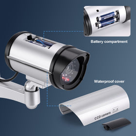 FITNATE fake camera LED indicator adds visible security presence.