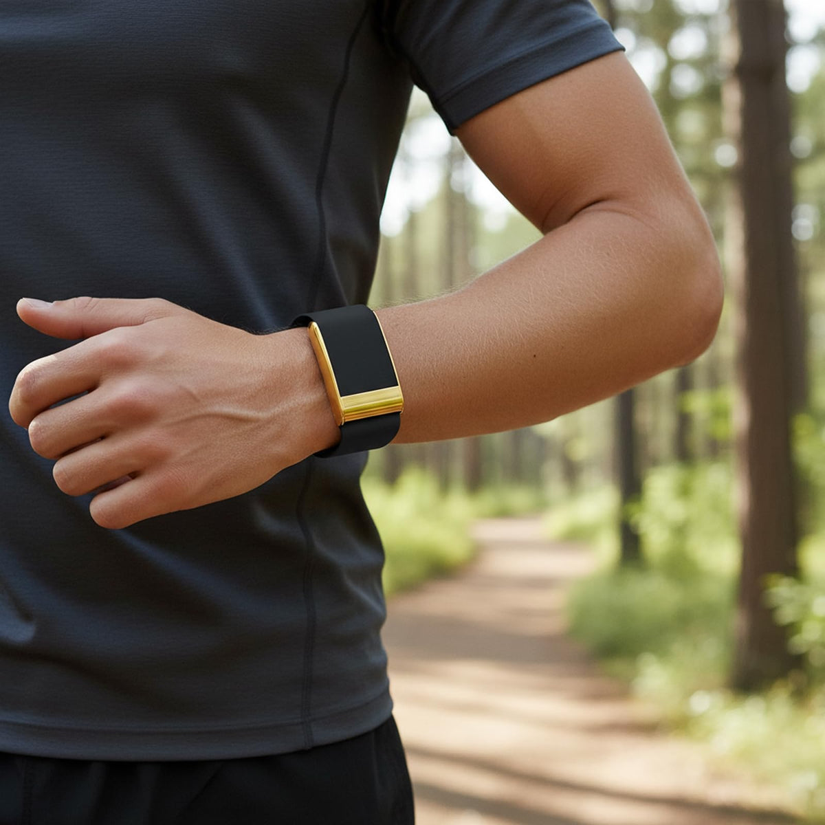 fitspur sweat-wicking band keeps you dry during high-sweat activity