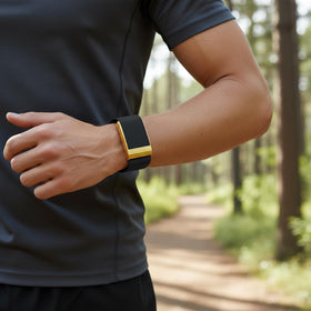 fitspur sweat-wicking band keeps you dry during high-sweat activity