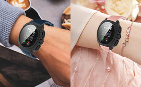 FitTurn strap on wrist during run showing sweat resistance and comfort for active use