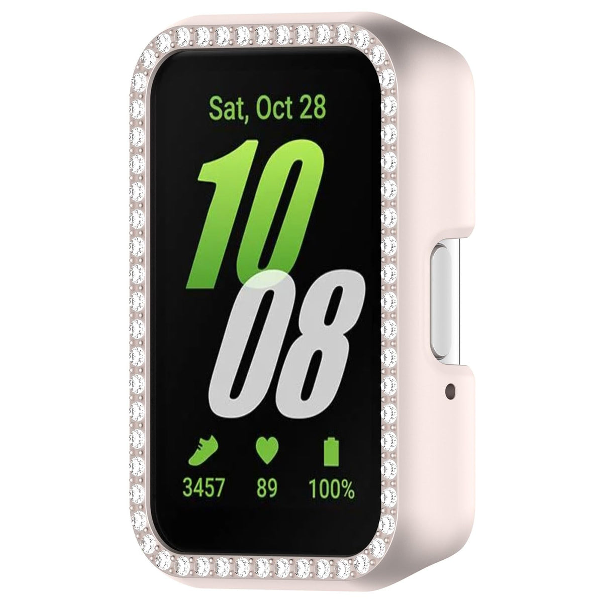 FitTurn Bling Bumper Case protects against dust and daily bumps on the go.