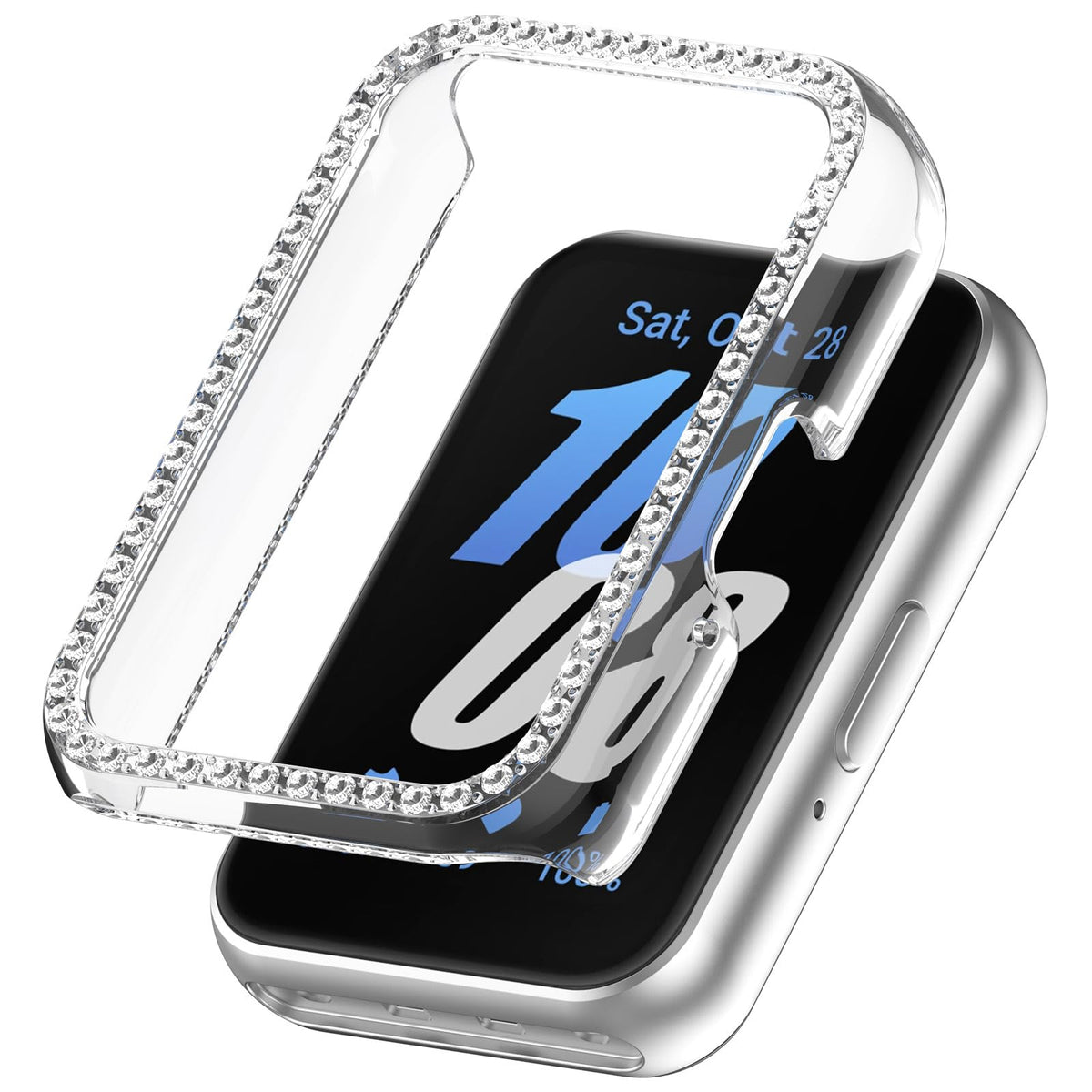 FitTurn Bling Bumper Case slim profile adds minimal bulk.
