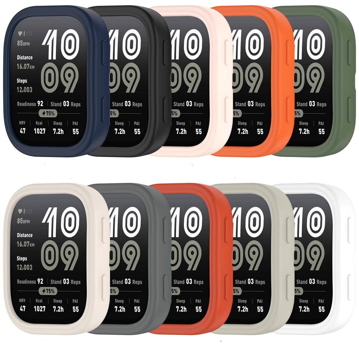 FitTurn front view showing snug fit and clean colorful finish for protection