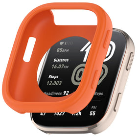 FitTurn installation step showing easy stretch-on fit to protect Amazfit Bip 6