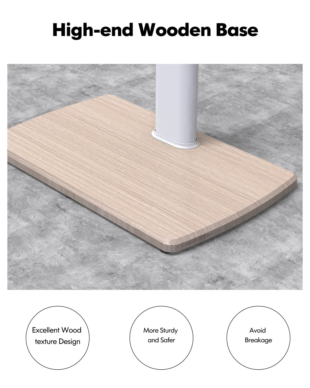 FITUEYES floor TV stand for bedroom offers a tall, unobtrusive mounting option.