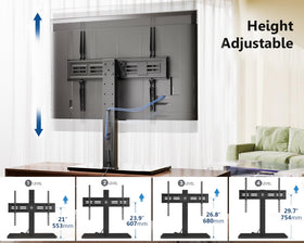 FITUEYES height adjustment adapts to seated or standing viewing.