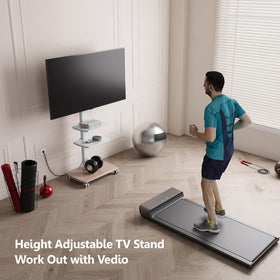 FITUEYES height-adjustable stand offers comfortable viewing from sofa or bed