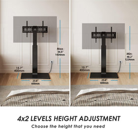 FITUEYES height adjustment hardware and multiple positions for customizable viewing height