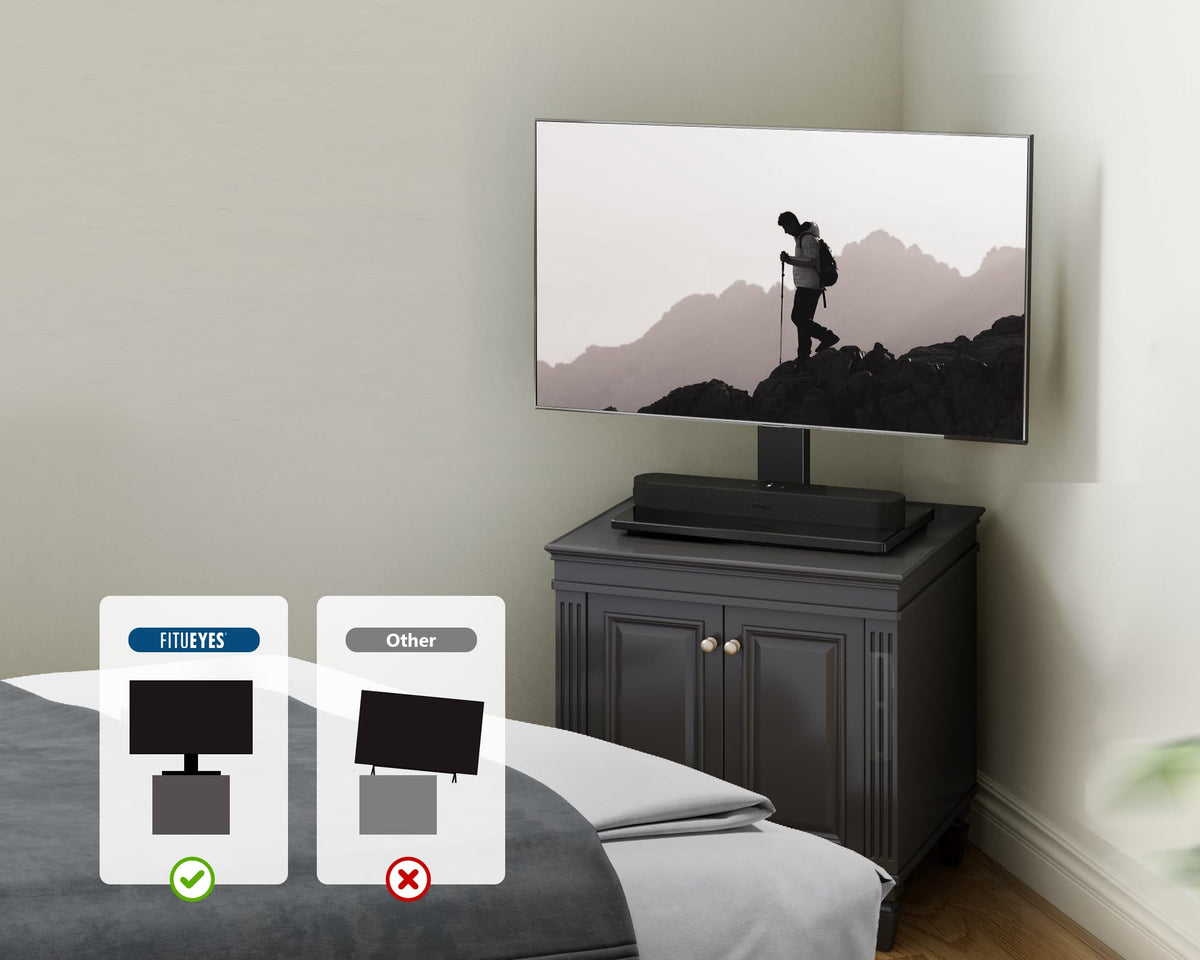 FITUEYES lifestyle living room setup displaying neat, stylish display