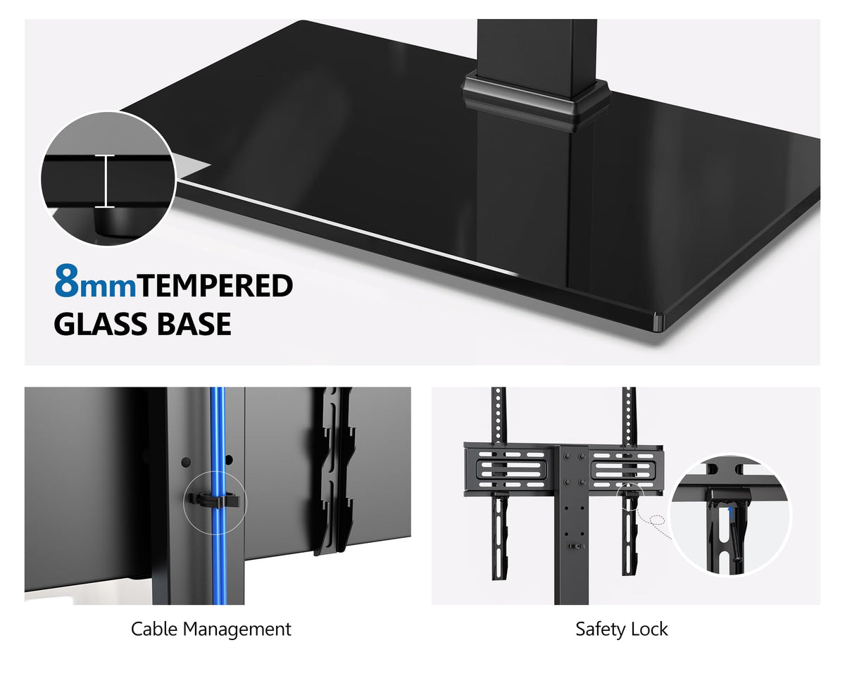 FITUEYES VESA plate and fasteners showing easy secure mounting