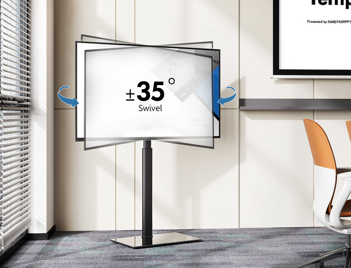 FITUEYES demonstrating swivel action for customizable viewing angles