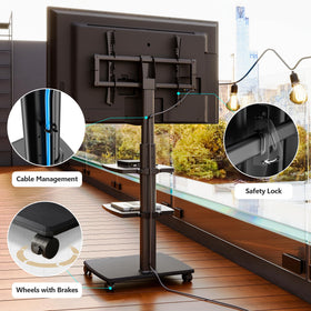 FITUEYES wood-texture base adds a stylish, modern touch