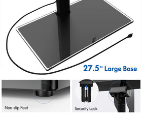 FITUEYES VESA-compatible design supports most 50-85 inch TVs up to 800x600.