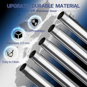 FIUTY pipe adapter closeup highlighting robust threading.