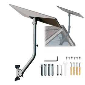 FIUTY front view of mount installed with Starlink showing secure support