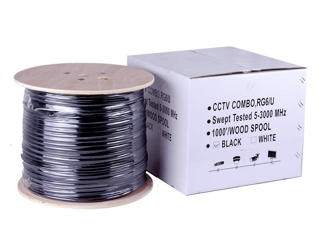 Five Star Cable RG6 with attached 18AWG power leads for streamlined installations.