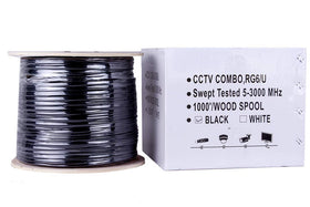 Five Star RG6 shielded with braid and foil improves signal integrity in cluttered environments.
