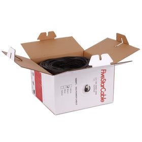 FiveStarCable 18 AWG cable with weather-resistant PVC jacket for durable outdoor use.
