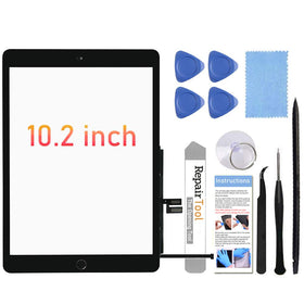 Fixerman iPad 7/8 screen replacement ready for installation and testing.