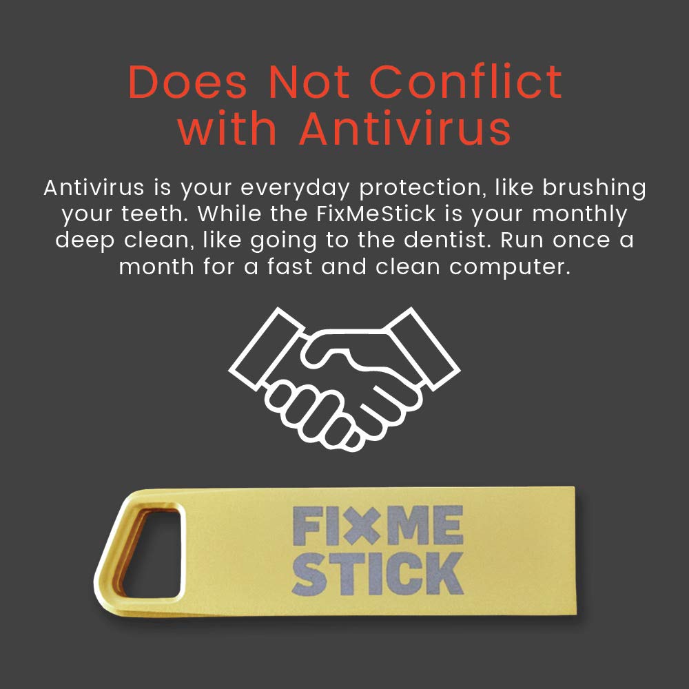 FixMeStick Gold multiple-device usage illustrating license for five devices