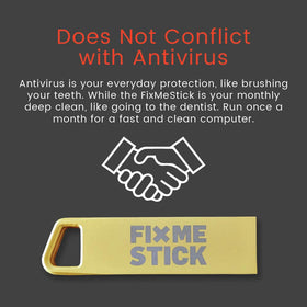 FixMeStick Gold multiple-device usage illustrating license for five devices