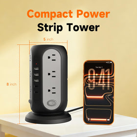 FIYQVXK flat plug design fits tight spaces and reduces crowding.