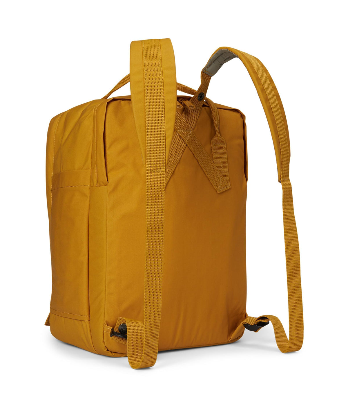 Fjällräven Kanken Laptop 15 Ochre reflective logo boosts night visibility