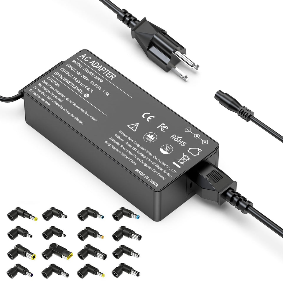 FJEZCHN 90W universal charger front view for reliable power delivery