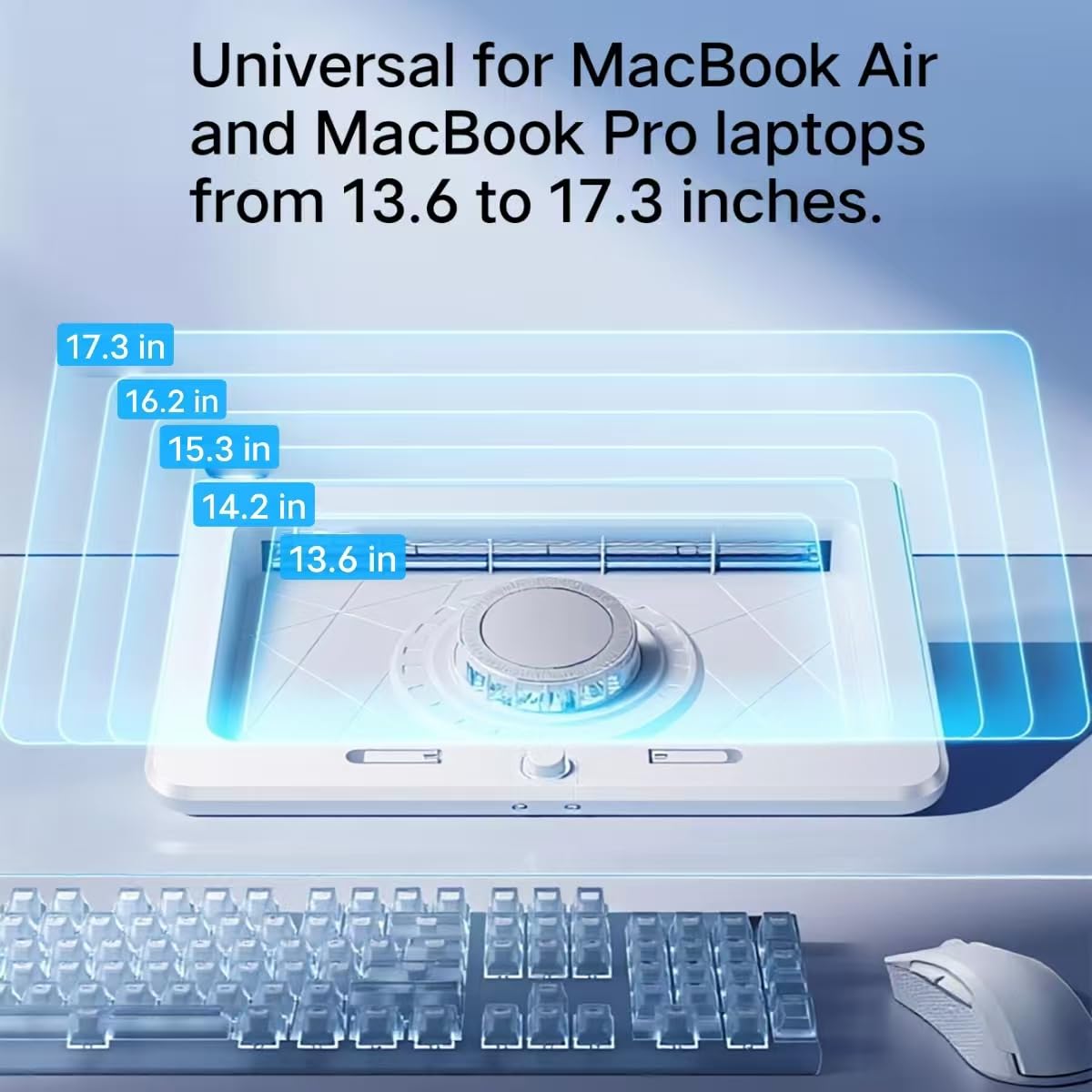 Fjolsaz size comparison with MacBook models confirming compatibility across sizes