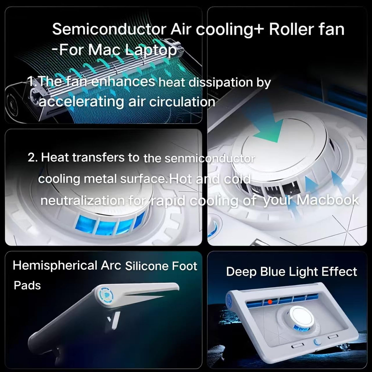 Fjolsaz cooling pad in a home office setup improving laptop comfort during work