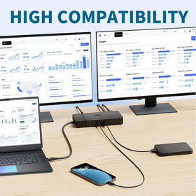 FKA Dell WD19S bundle cables image with HDMI and DisplayPort included.