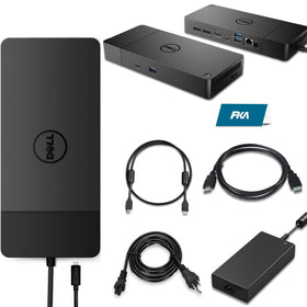 FKA Dell WD19S docking front view for easy USB-C and video connections.