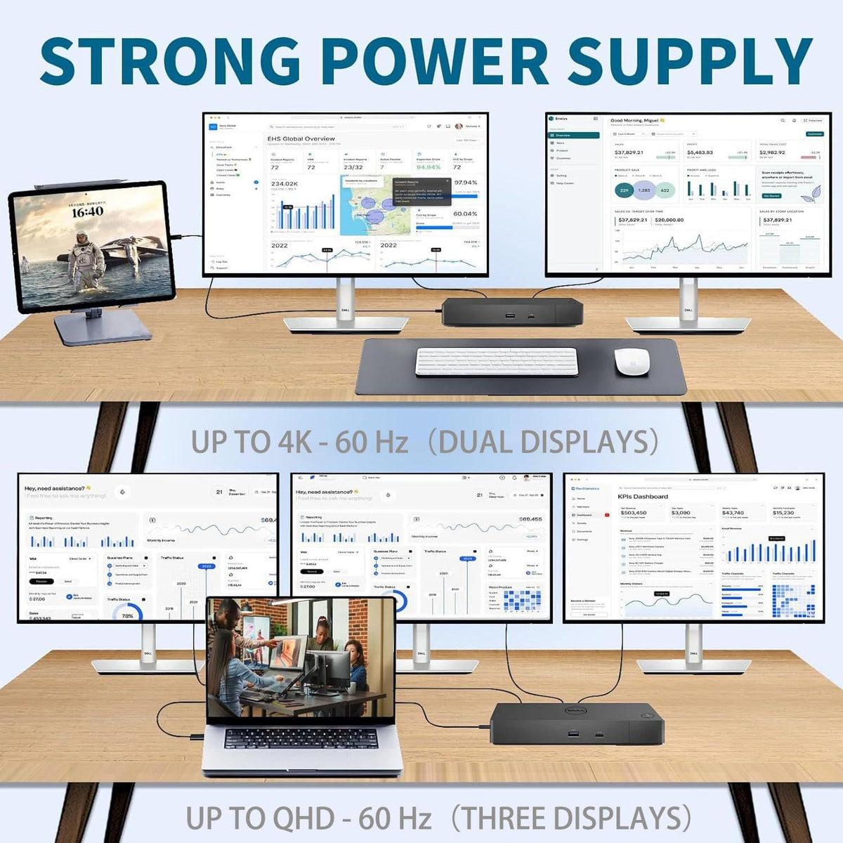 FKA Dell WD19S setup-ready unit illustrating plug-and-play compatibility.
